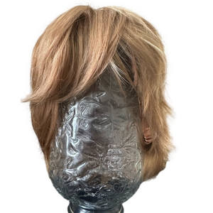 Natural Wig Shag with Highlights